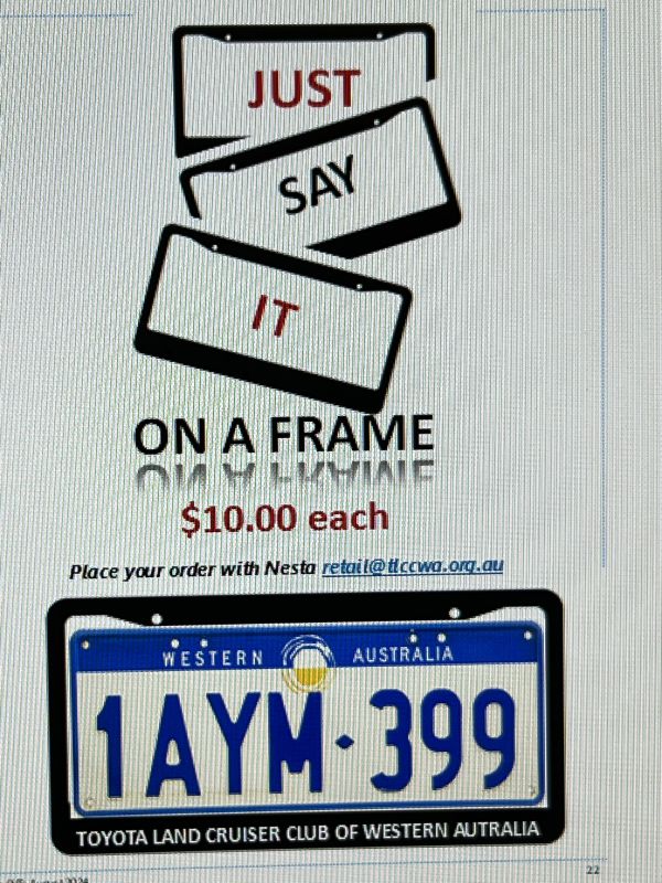 Club number plate surround